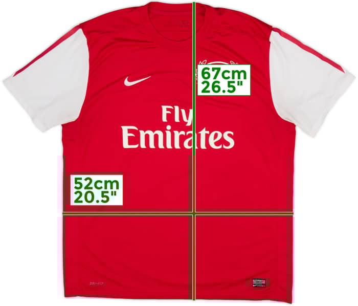 2011-12 Arsenal Home Shirt Rosicky #7 - 4/10 - (XXL)