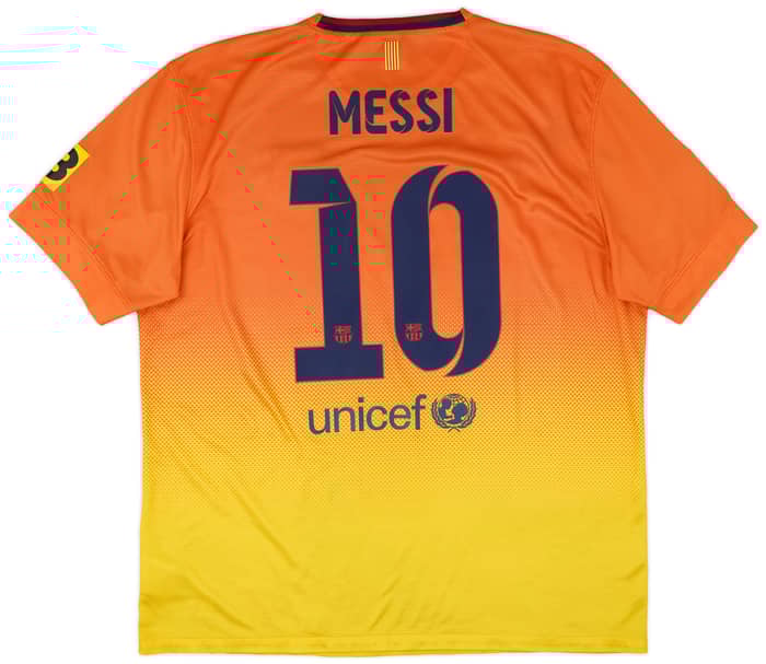 2012-13 Barcelona Away Shirt Messi #10 - 6/10 - (XL)