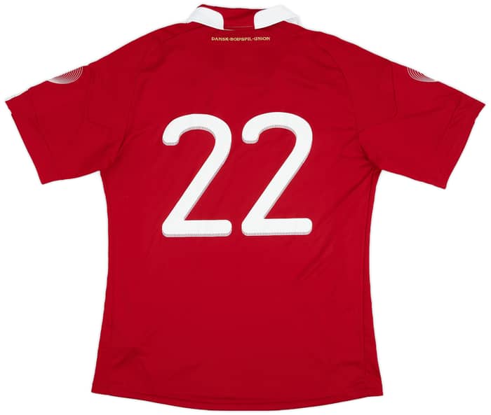 2010-11 Denmark Player Issue Home Shirt #22 - 8/10 - (XL)