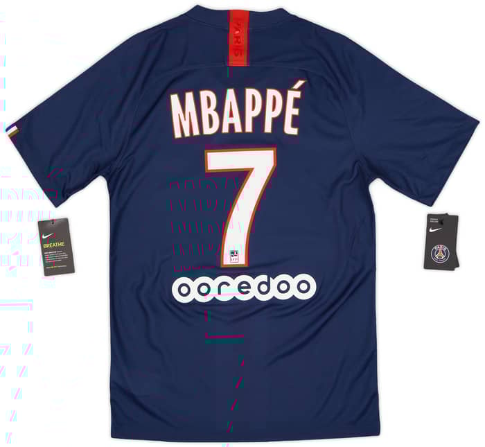 2019-20 Paris Saint-Germain Home Shirt Mbappe #7 (S)