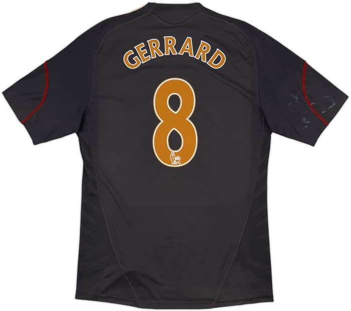 2009-10 Liverpool Away Shirt Gerrard #8 - 5/10 - (L)