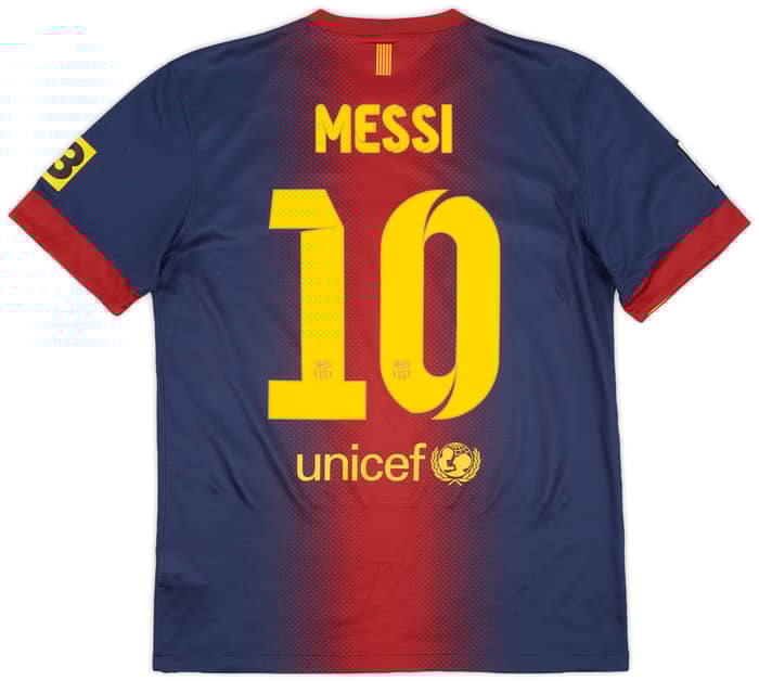 2012-13 Barcelona Home Shirt Messi #10 - 8/10 - (M)