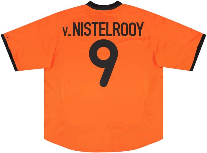 2000-02 Netherlands Home Shirt v.Nistelrooy #9 - 9/10