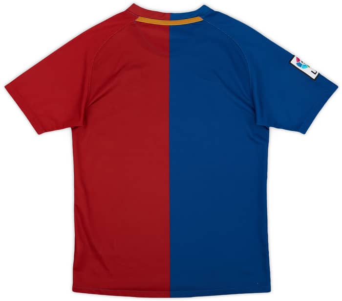 2008-09 Barcelona Home Shirt - 8/10 - (L.Boys)
