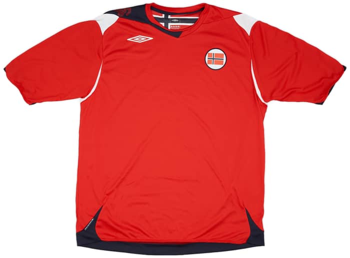 2006-08 Norway Home Shirt - 9/10 - (XL)