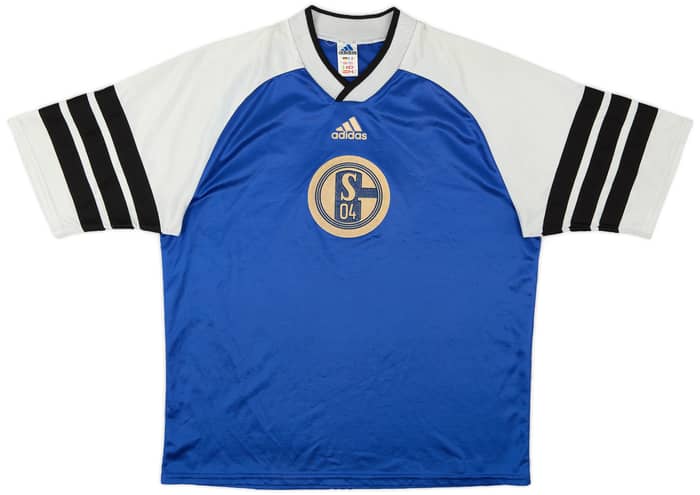 1998-99 Schalke adidas Training Shirt - 6/10 - (L)