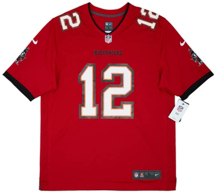 2020-22 Tampa Bay Buccaneers Brady #12 Nike Game Home Jersey (L)