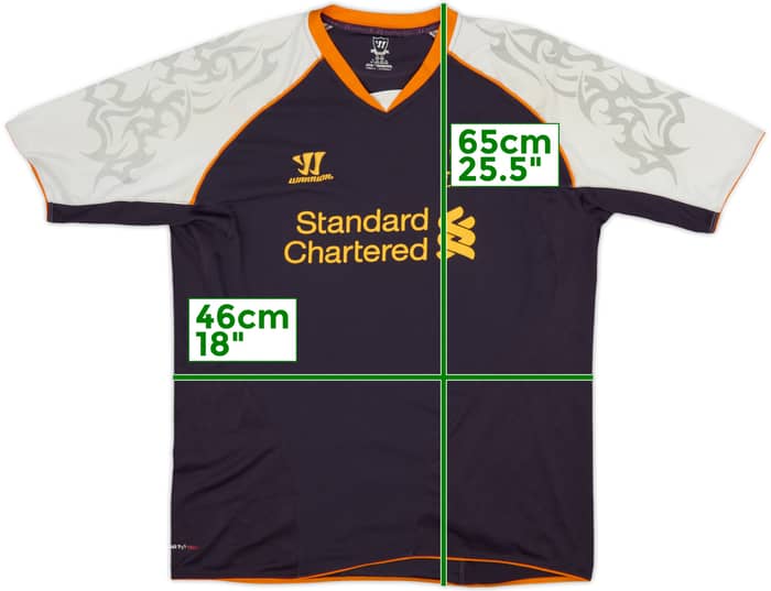 2012-13 Liverpool Third Shirt Gerrard #8 - 6/10 - (XL)