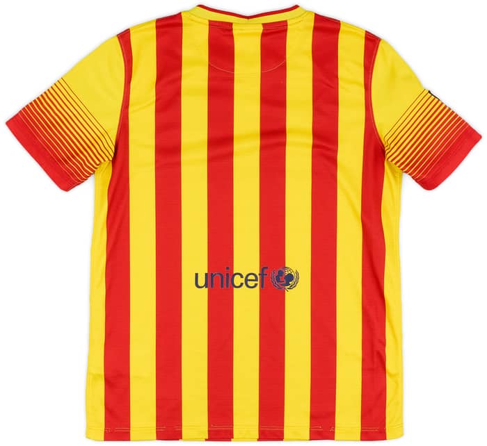 2013-15 Barcelona Away Shirt - 6/10 - (XL.Boys)
