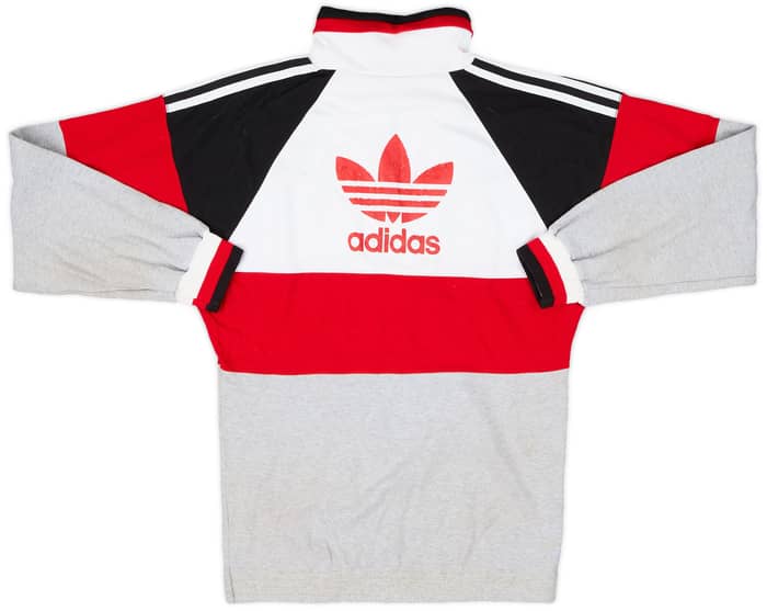 1990-92 AC Milan adidas 1/4 Zip Sweat Top - 4/10 - (XS)