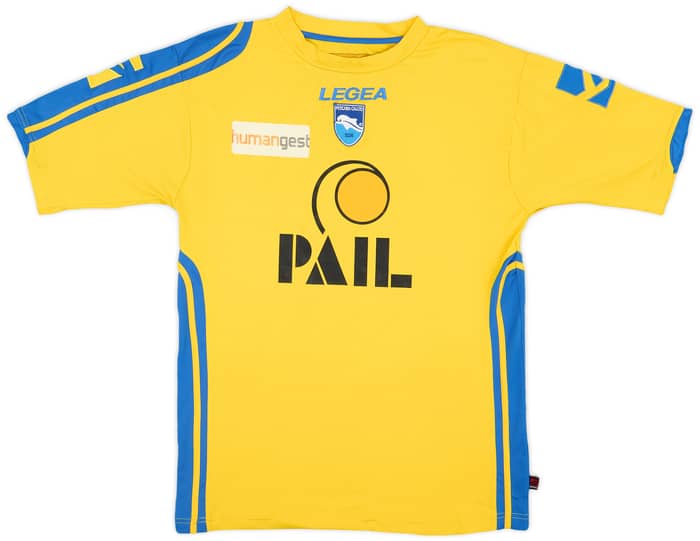 2010-11 Pescara Match Issue Away Shirt Mengoni #5