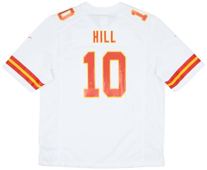 2016-21 Kansas City Chiefs Hill #10 Nike Game Away Jersey (XL)