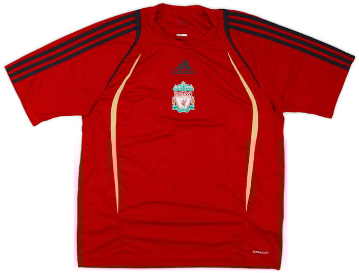 2009-10 Liverpool adidas Training Shirt - 8/10 - (L)