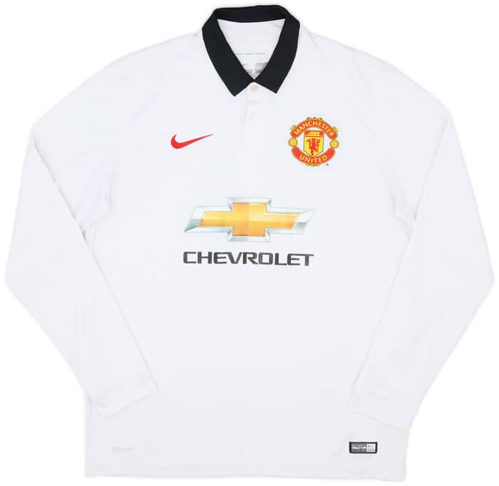2014-15 Manchester United Away L/S Shirt Mata #8 - 6/10 - (L)