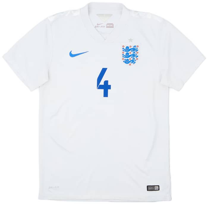 2014-15 England Home Shirt Gerrard #4 - 6/10 - (S)