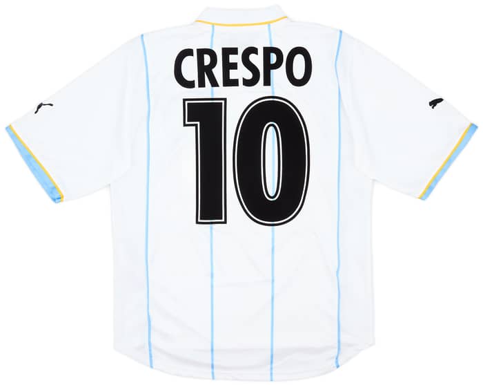 2001-02 Lazio European Home Shirt Crespo #10 - 8/10 - (S)