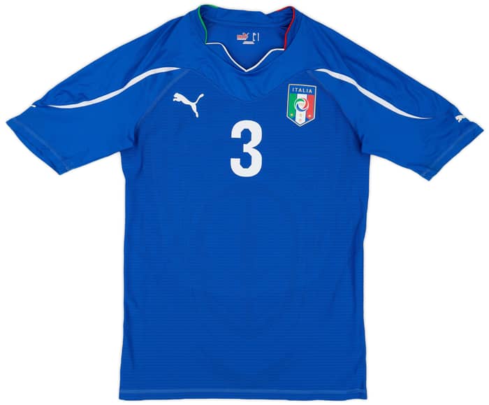 2010-12 Italy Player Issue Home Shirt #3 - 7/10 - (L)