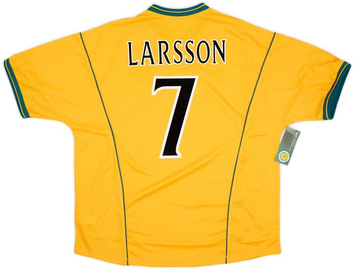 2000-02 Celtic Away Shirt Larsson #7 (XXL)