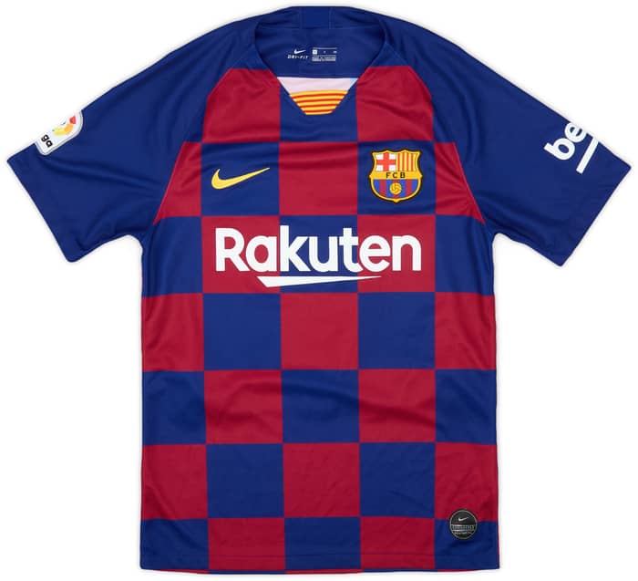 2019-20 Barcelona Home Shirt Messi #10 - 9/10 - (S)
