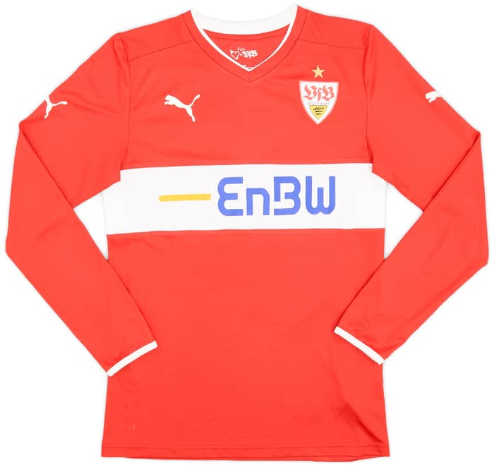 2012-14 Stuttgart Away L/S Shirt #18 - 6/10 - (S)