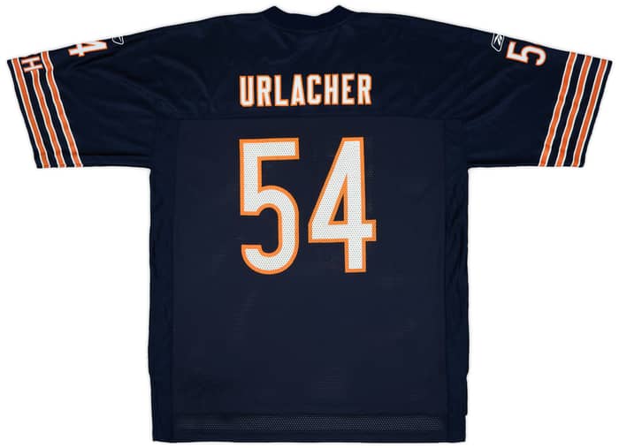 2007 Chicago Bears Urlacher #54 Reebok On Field Home Jersey - 7/10 - (XL)