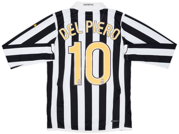 2006-07 Juventus Home L/S Shirt Del Piero #10 (S)