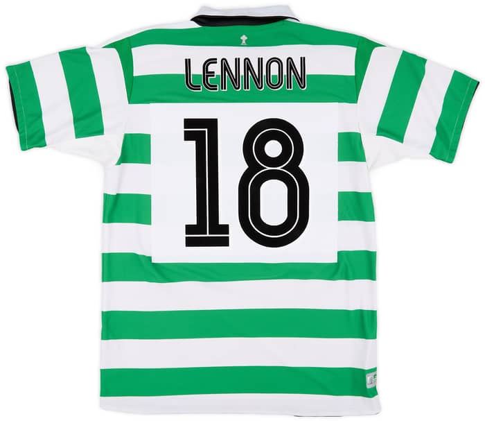 2004-05 Celtic Home Shirt Lennon #18 - 7/10 - (L)