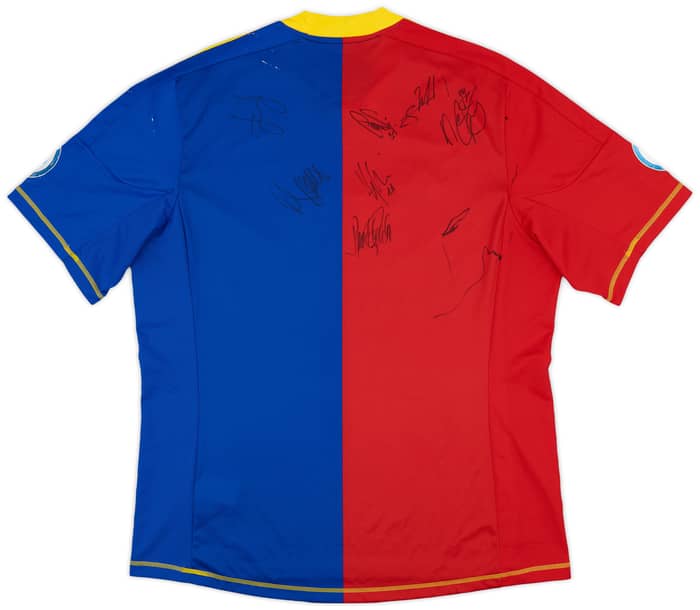 2012-13 FC Basel Signed Home Shirt - 6/10 - (XL)
