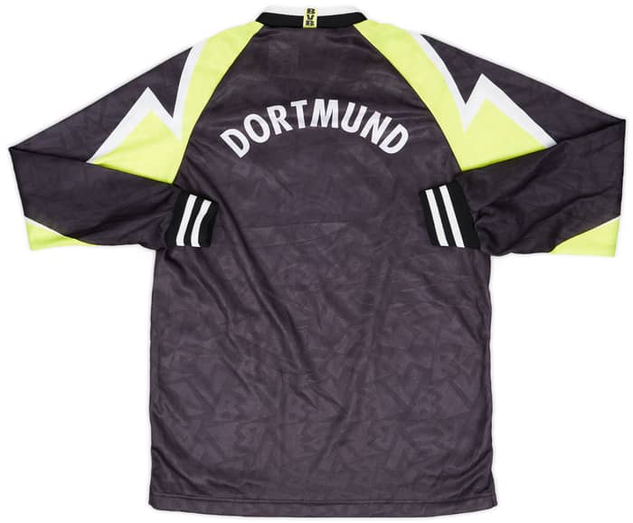 1995-96 Borussia Dortmund Away L/S Shirt - 6/10 - (L.Boys)
