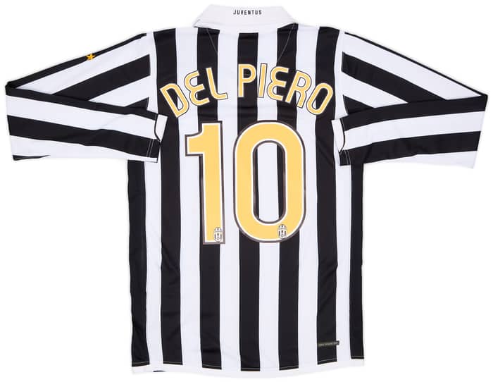 2006-07 Juventus Home L/S Shirt Del Piero #10 (S)