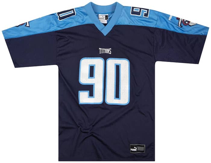 1999-00 Tennessee Titans Kearse #90 Puma Jersey (Home) L