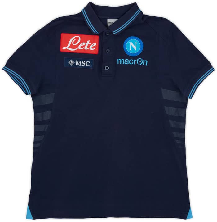 2010-11 Napoli Macron Polo Shirt - 9/10 - (S)