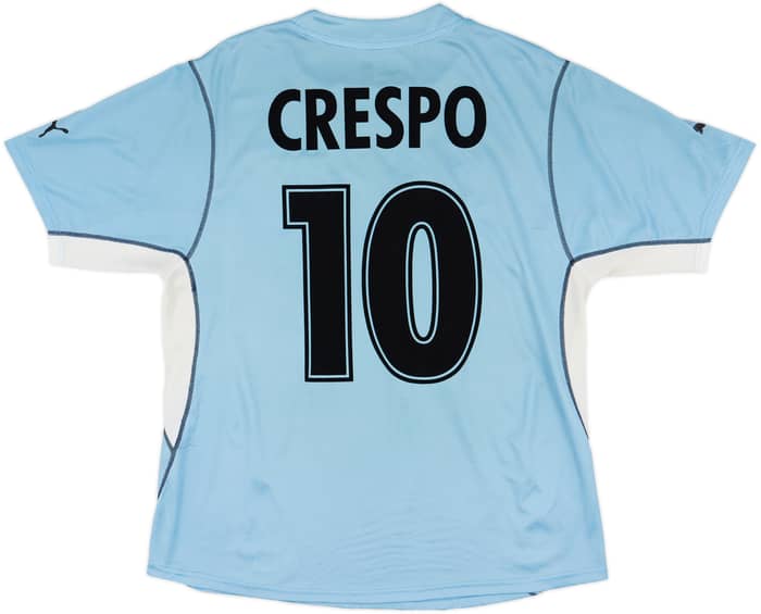 新作人気 Lazio 2001-02 Home (L) - 5/10 - #10 Crespo Shirt ウェア