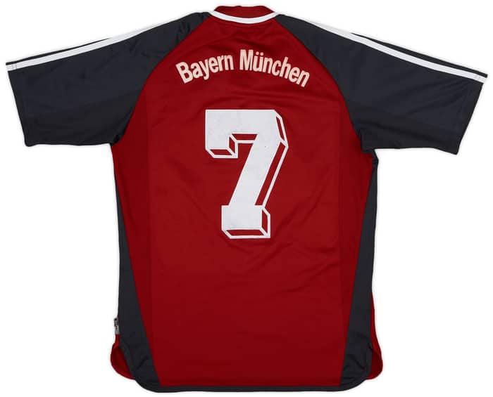 2001-02 Bayern Munich Home Shirt #7 - 6/10 - (XL.Boys)