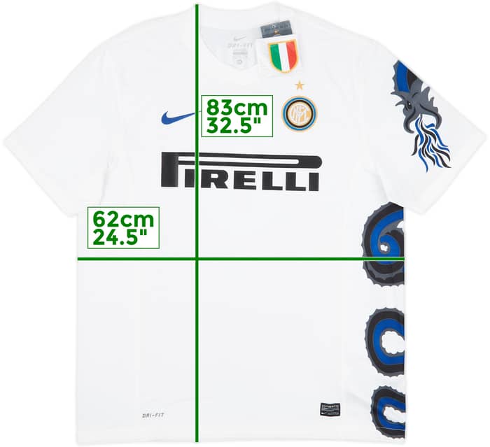 2010-11 Inter Milan Away Shirt Lucio #6 (XL)