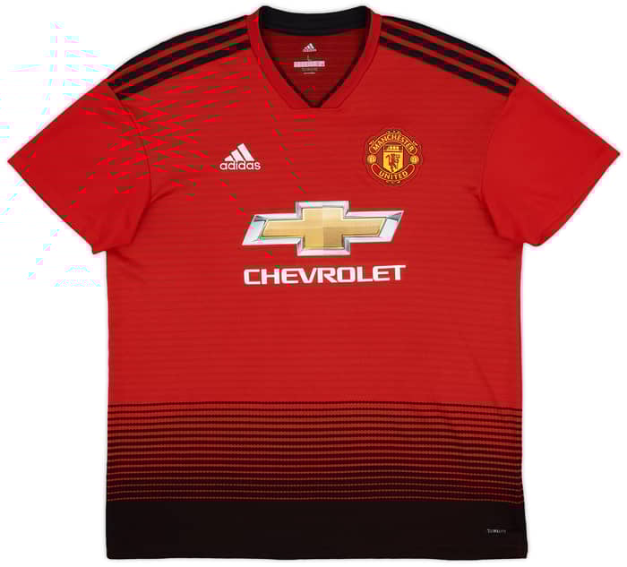2018-19 Manchester United Home Shirt Lukaku #9 - 9/10 - (L)