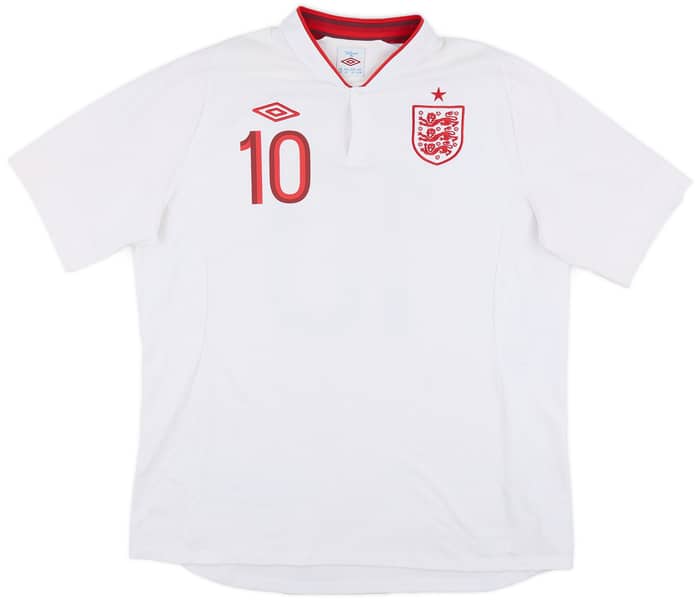 2012-13 England Home Shirt Rooney #10 - 6/10 - (XXL)