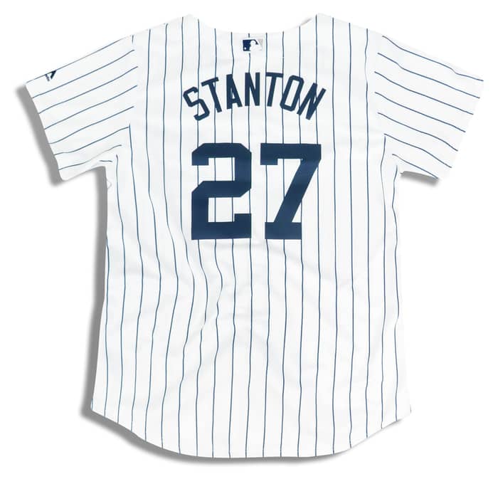 2018-19 New York Yankees Stanton #27 Majestic Cool Base Jersey (Home) Womens (L) - W/Tags