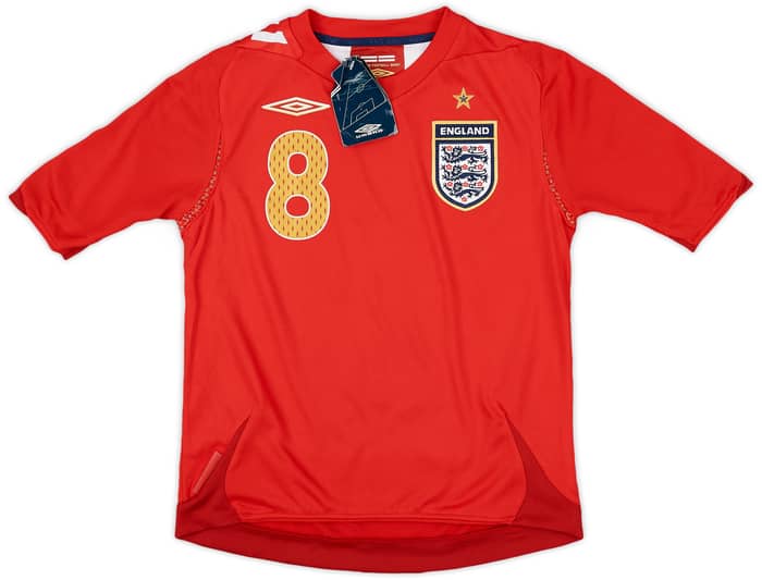 2006-08 England Away Shirt Lampard #8 (6-7 Years)