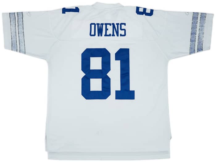 2006 Dallas Cowboys Owens #81 Reebok Premier Away Jersey - 3/10 - (XXL)