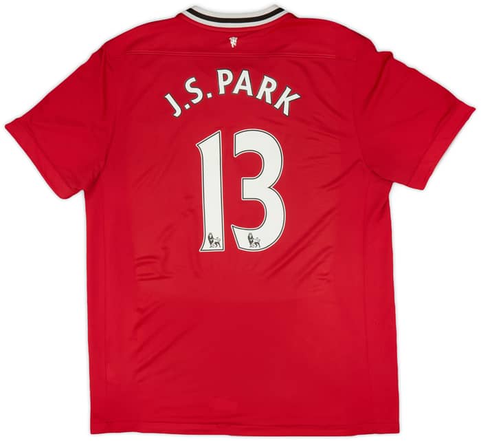 2011-12 Manchester United Home Shirt J.S. Park #13 - 6/10 - (XL)