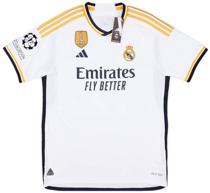 2023-24 Real Madrid Authentic Home CL Shirt Camavinga #12