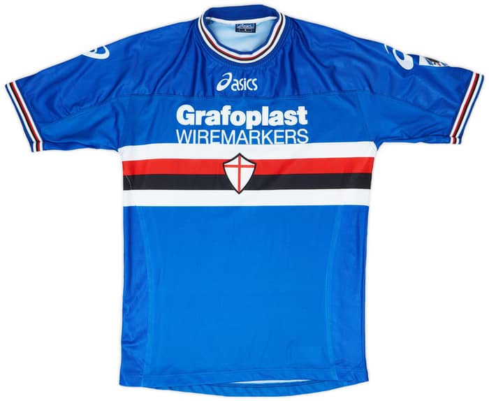 2001-02 Sampdoria Home Shirt - 8/10 - (S)