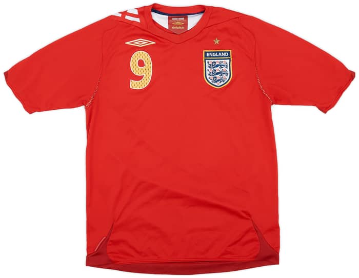 2006-08 England Away Shirt Rooney #9 - 6/10 - (M)