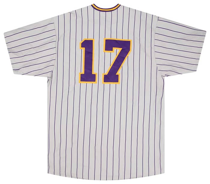 1990s LSU Tigers #17 Authentic Powers Jersey (Away) L