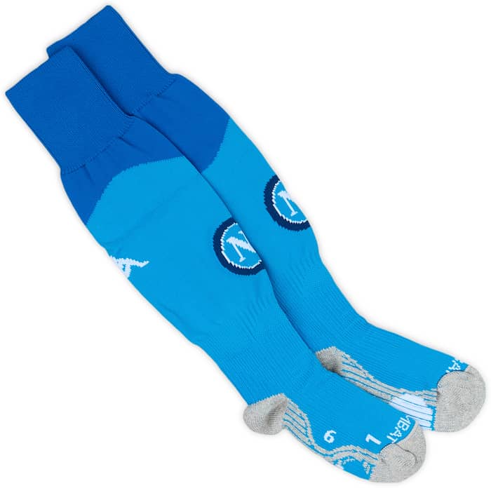 2017-18 Napoli Home Socks (EU 27-30)