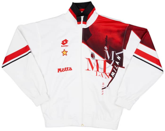 1993-94 AC Milan Lotto Track Jacket - 8/10 - (S)