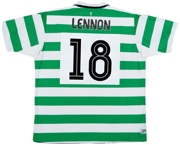 2004-05 Celtic Home Shirt Lennon #18 - 8/10 - (3XL)
