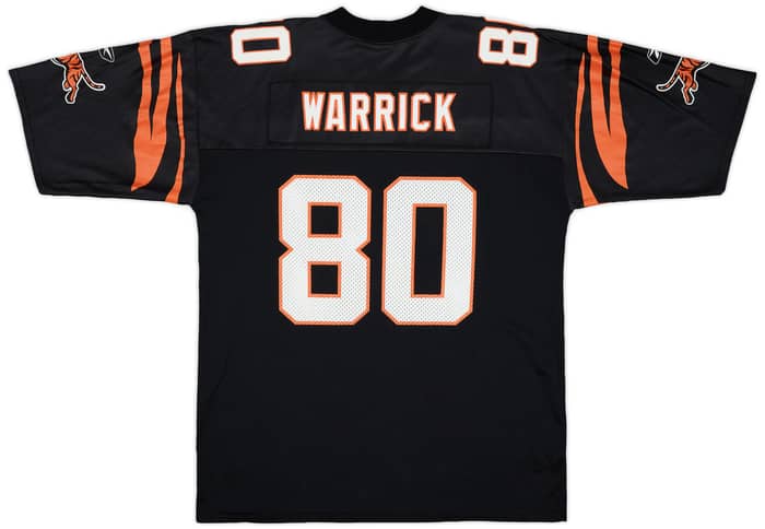 2001 Cincinnati Bengals Warrick #80 Reebok Home Jersey - 9/10 - (L)