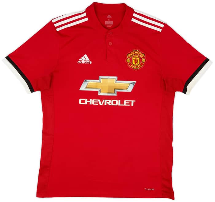 2017-18 Manchester United Home Shirt Shaw #23 - 9/10 - (M)